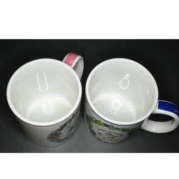 Certified International Lori Siebert Easter Theme Mugs Ceramic Hot Drink Serving - Picture 9 of 11